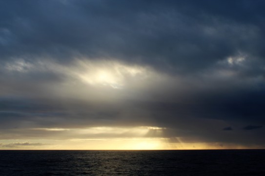 Sunset in the South Atlantic